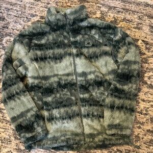 New Balance Ladies Green Fleece Jacket